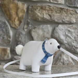 Kate Spade Artic Friends Polar Bear Novelty Crossbody White